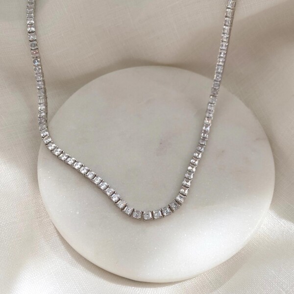 3 Mm Su Yolu Choker | 925 Gümüş - Fi Season