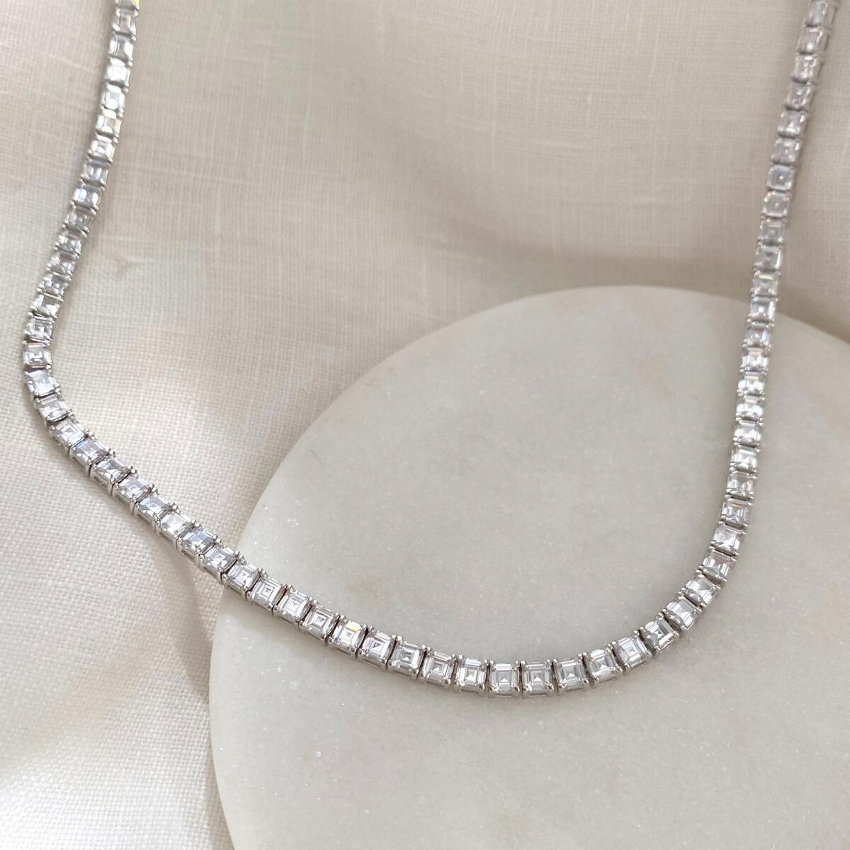 3 Mm Su Yolu Choker | 925 Gümüş - 2