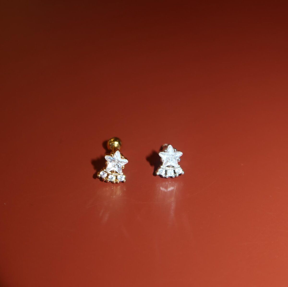 4 Taşlı Yıldız Piercing - 1