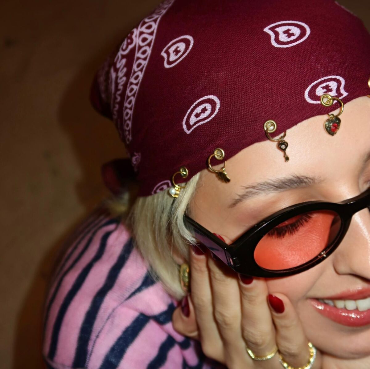 5 Charmlı Bandana - 1