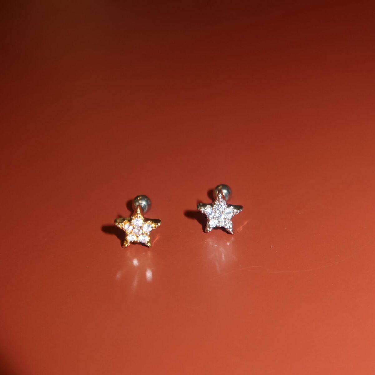 6 Taşlı Yıldız Piercing - 1