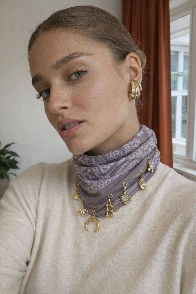 9 Charmlı Fular - 5