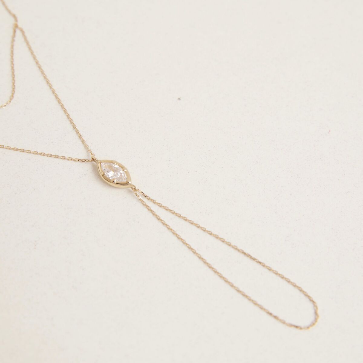 Badem Taşlı Şahmeran | 14 Ayar Altın - 5