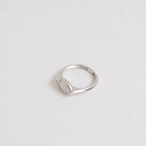 Badem Taşlı Yüzük | 14 Ayar Altın - 3