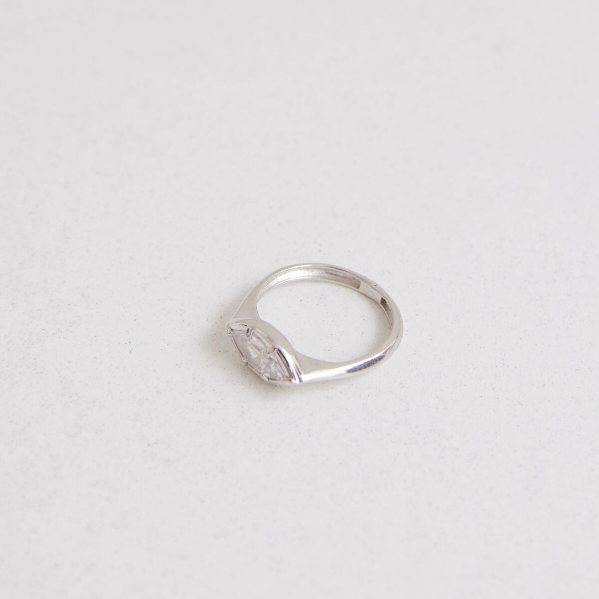 Badem Taşlı Yüzük | 14 Ayar Altın - 3