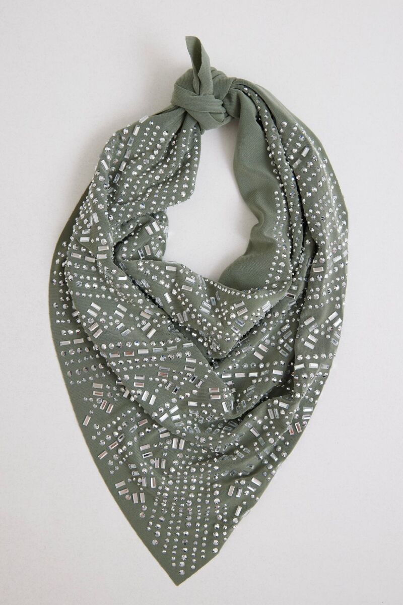 Baget Taşlı Fular - 1