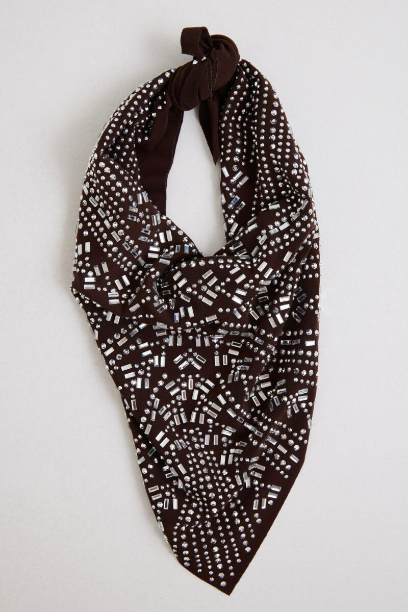 Baget Taşlı Fular - 3