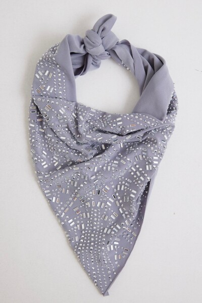 Baget Taşlı Fular - 5