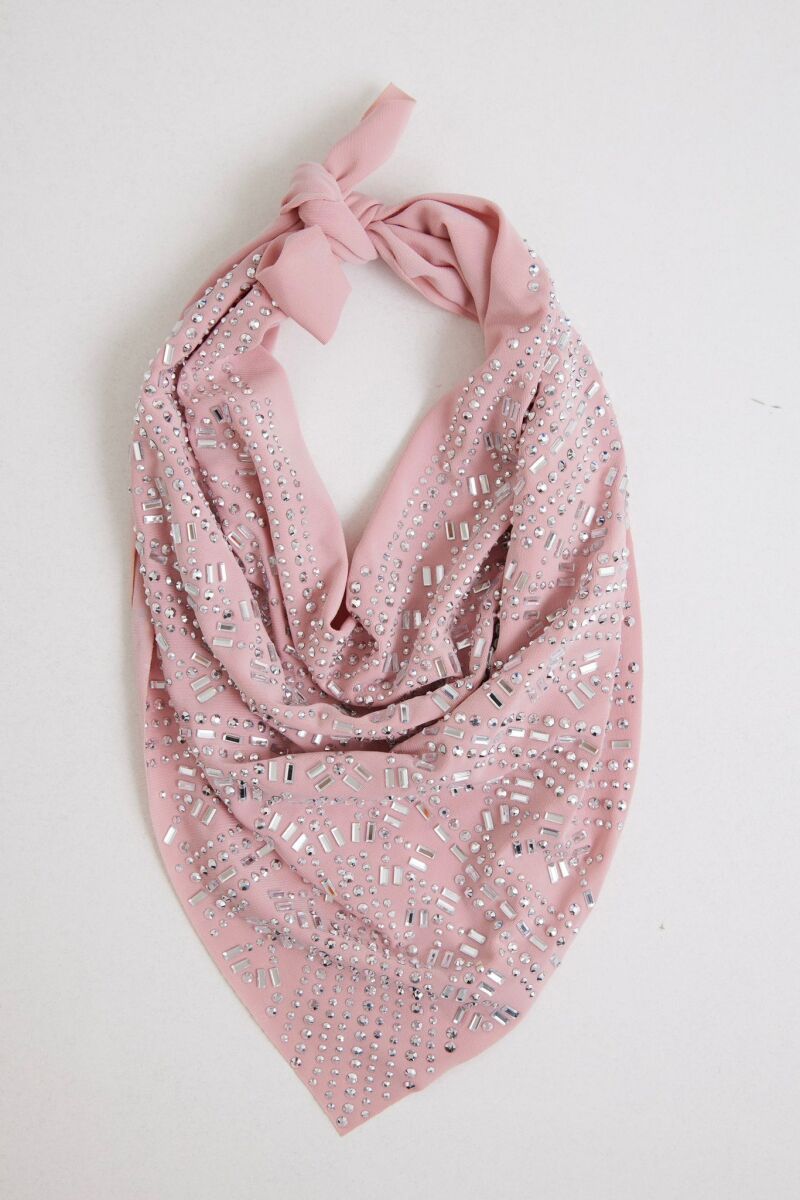 Baget Taşlı Fular - 6