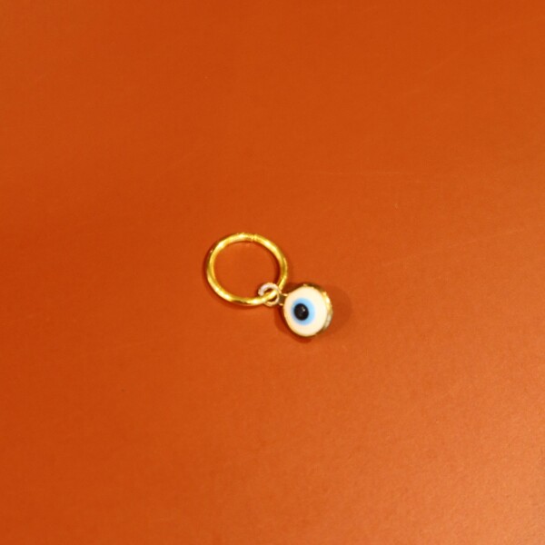 Beyaz Nazar Boncuğu Charm - Fi Season