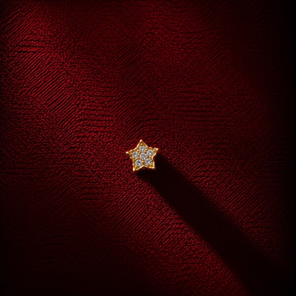 Beyaz Taşlı Yıldız Charm | 925 Gümüş - Fi Season