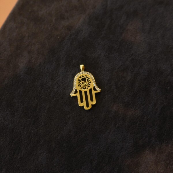 Büyük Taşlı Fatma Ana Eli Figürlü Charm - Fi Season