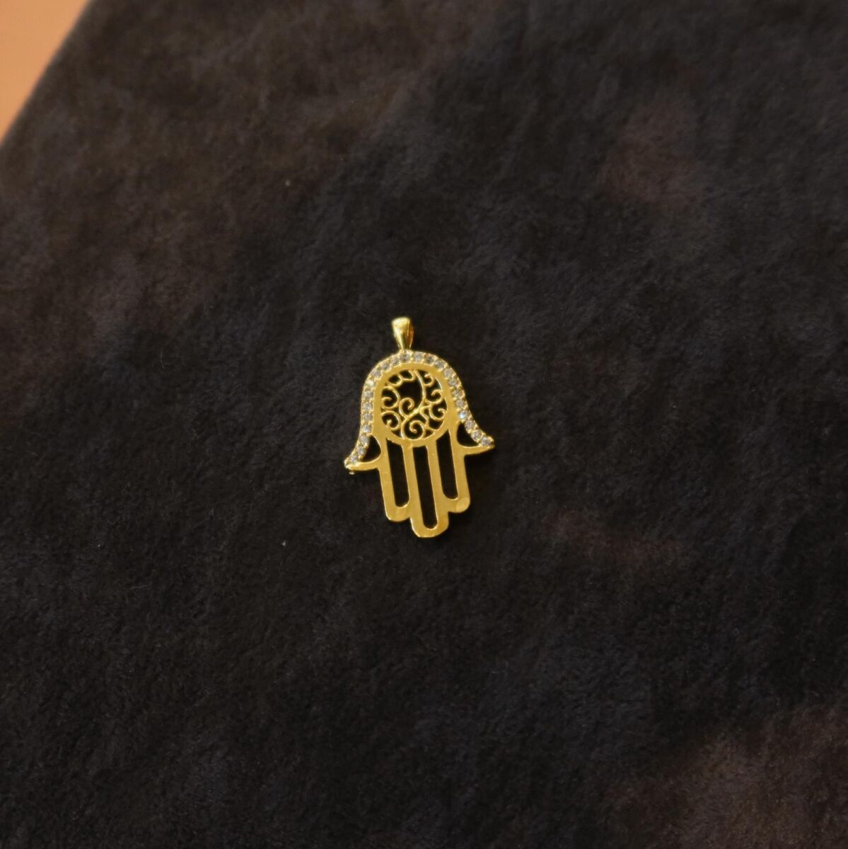 Büyük Taşlı Fatma Ana Eli Figürlü Charm - 1
