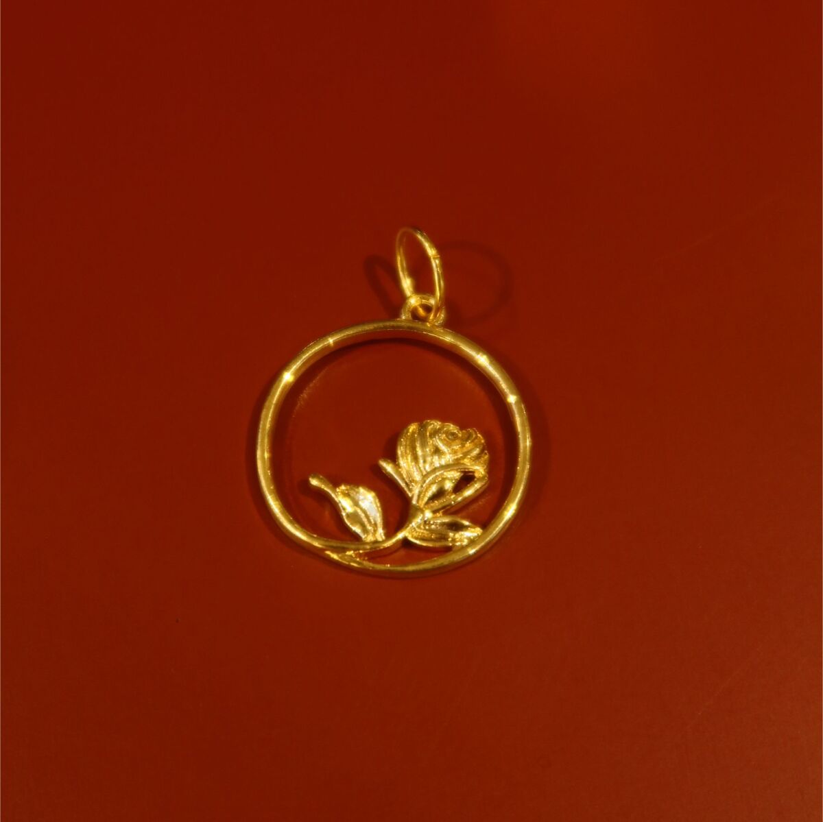 Çember Gül Figürlü Charm - 1