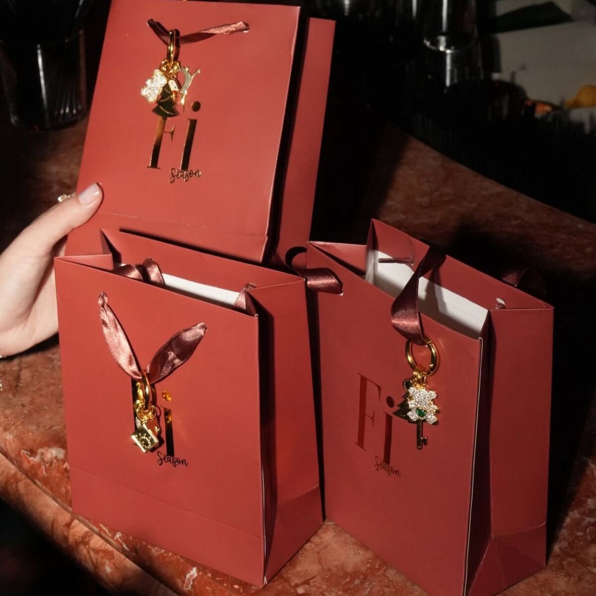 Çember Gül Figürlü Charm - 2