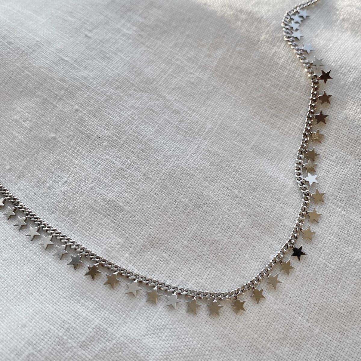 Çoklu Yıldız Choker | 925 Gümüş - 3