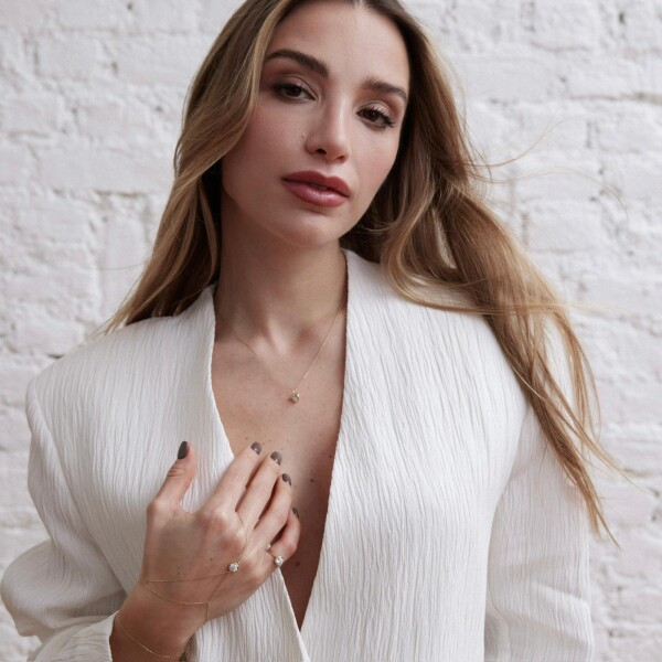 Daire Taşlı Şahmeran | 925 Ayar Gümüş - 4