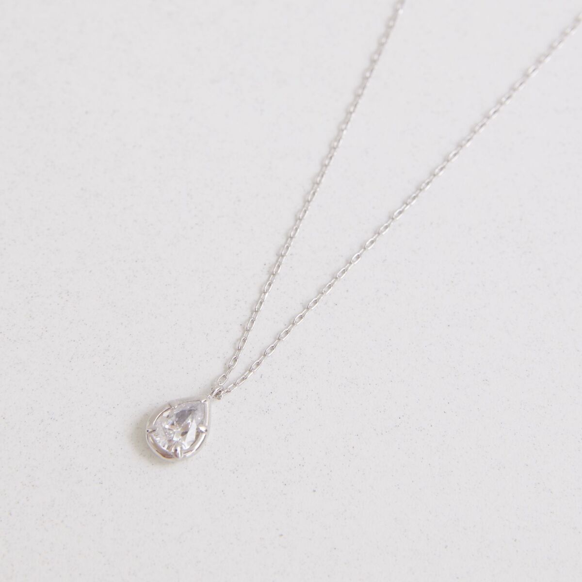 Damla Taşlı Kolye | 925 Ayar Gümüş - 4
