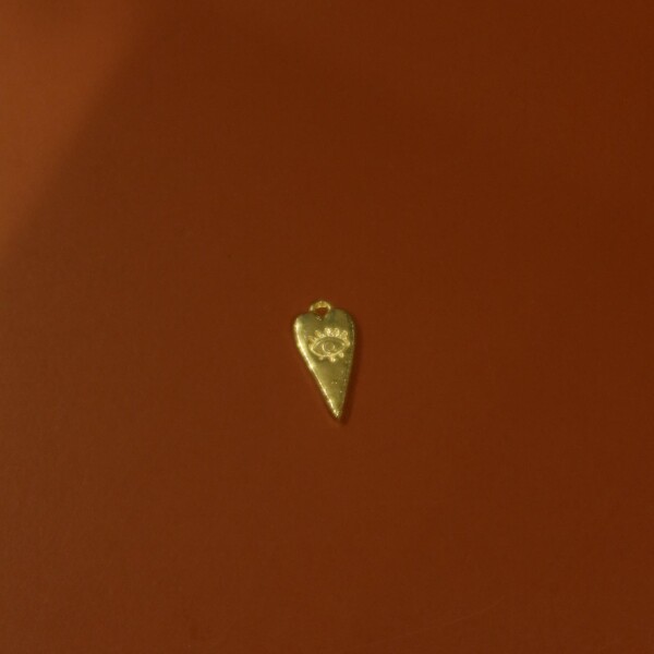 Gözlü Üçgen Plaka Charm - 2