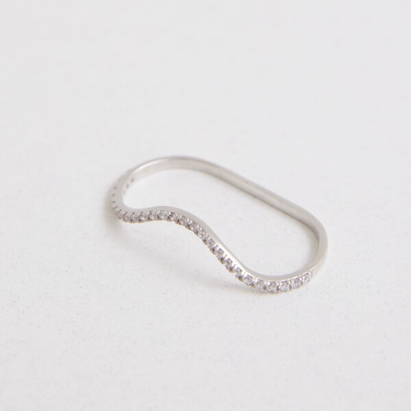 İkili Taşlı Yüzük | 14 Ayar Altın - 7