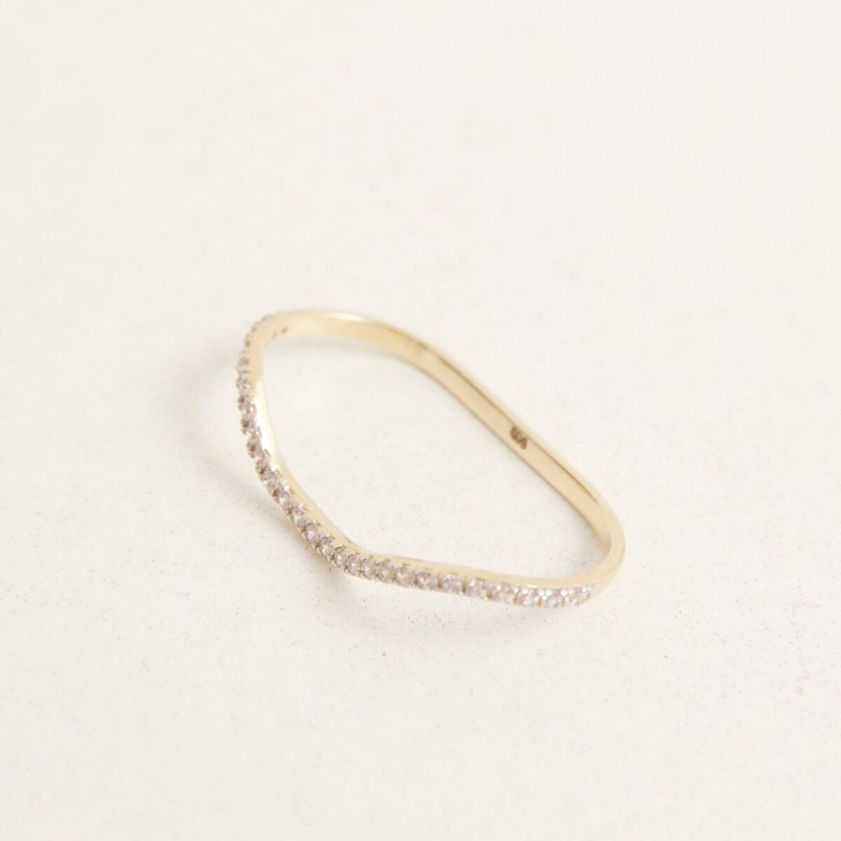 İkili Taşlı Yüzük | 925 Ayar Gümüş - 8