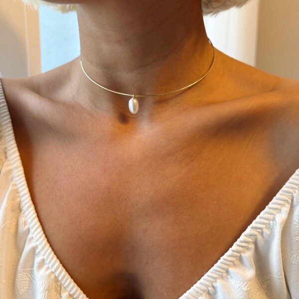 İncili Choker | 925 Gümüş - Fi Season