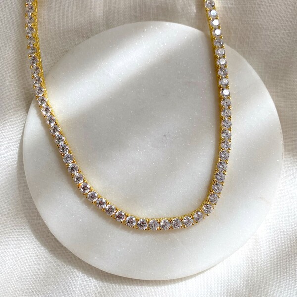 Kalın Su Yolu Choker | 925 Gümüş - Fi Season (1)