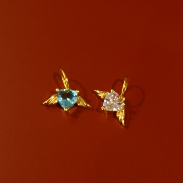 Kanatlı Kalp Figürlü Charm - Fi Season