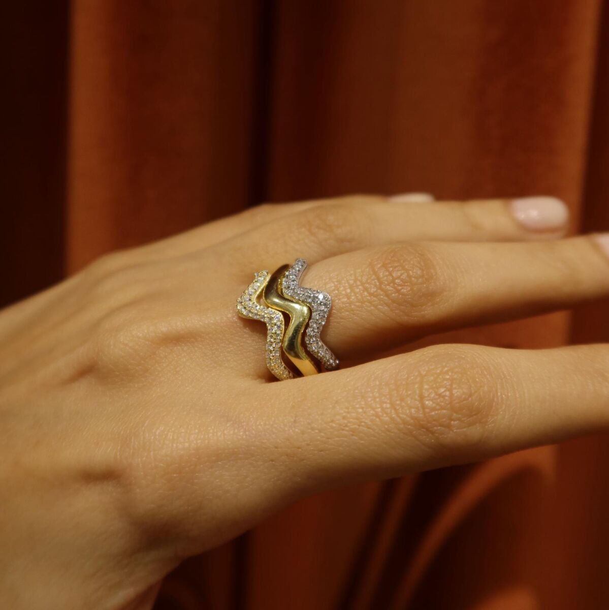 Kıvrımlı Yüzük | 925 Gümüş - 4