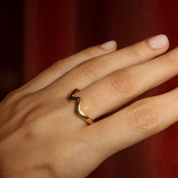 Kıvrımlı Yüzük | 925 Gümüş - 2