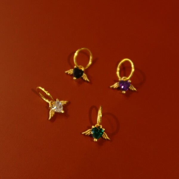 Küçük Kanatlı Kalp Charm - Fi Season