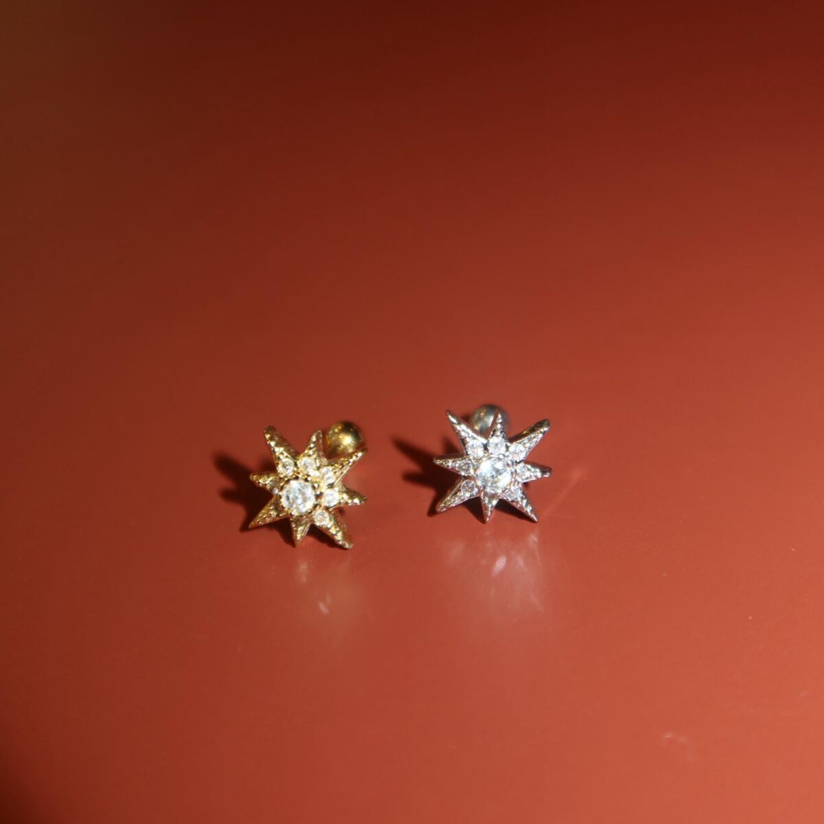 Kutup Yıldızı Figürlü Piercing - 1