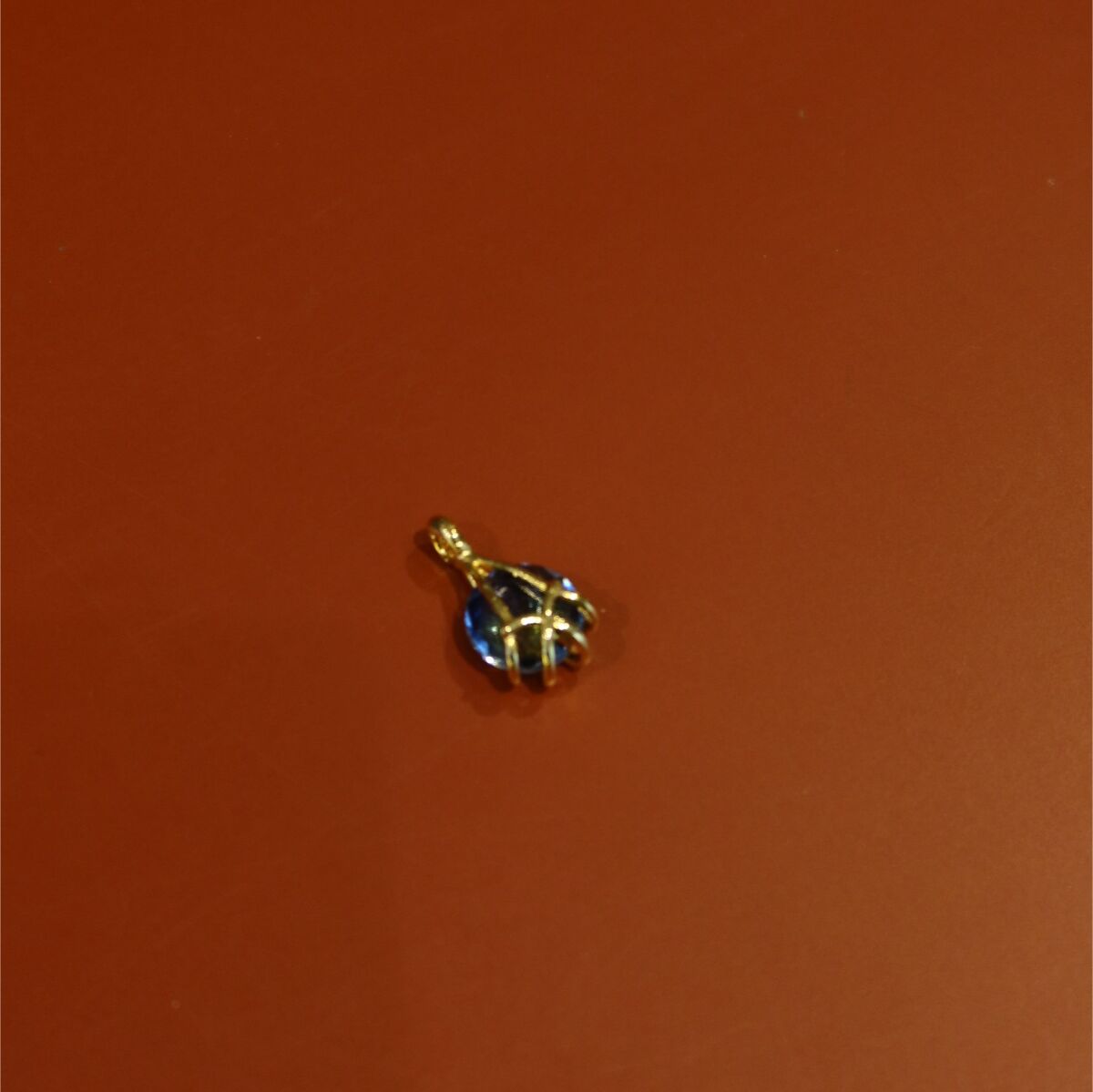 Lacivert Taşlı Diamond Figürlü Charm - 1