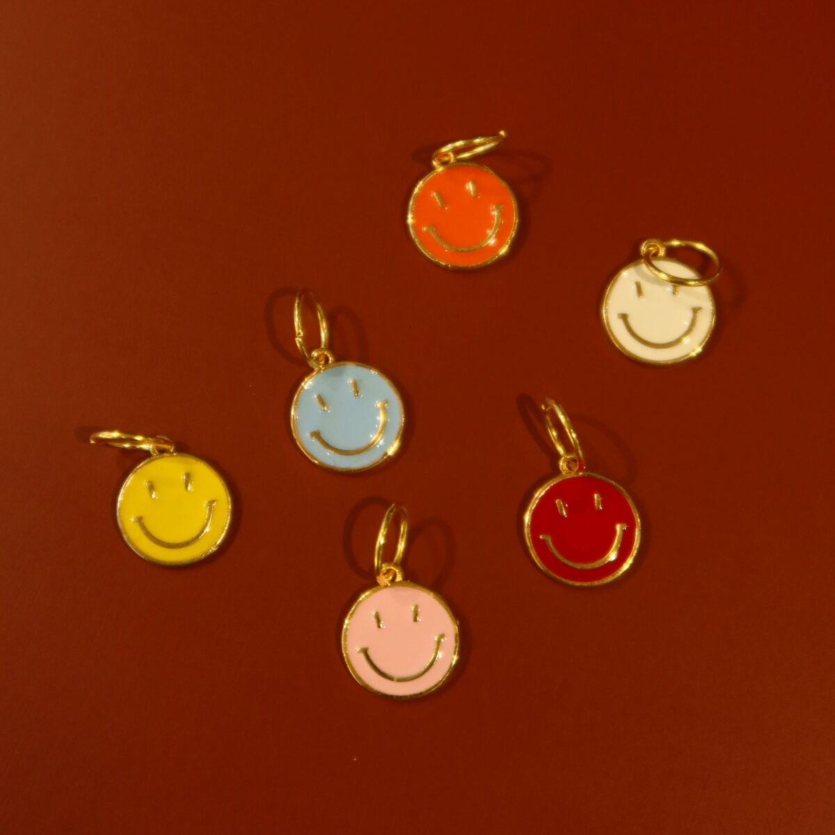 Mineli Gülen Yüz Figürlü Charm - 1