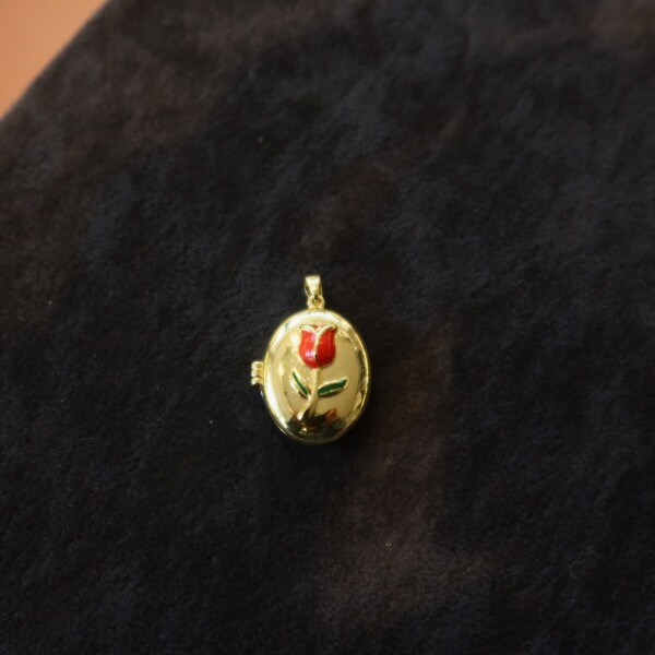 Mineli Lale Figürlü Kapaklı Charm - Fi Season