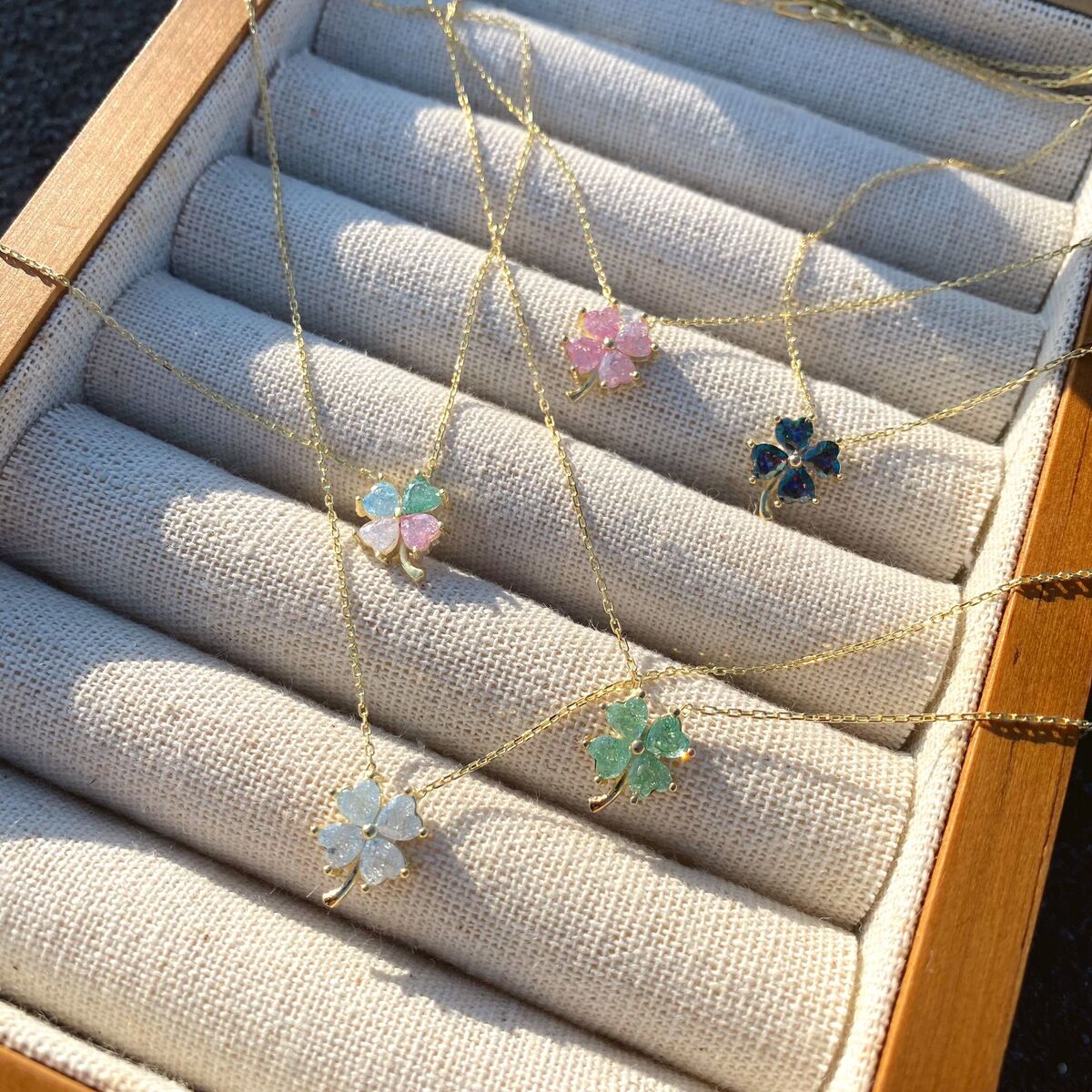 Mistiktopaz Taşlı Yonca Kolye | 925 Gümüş - 6