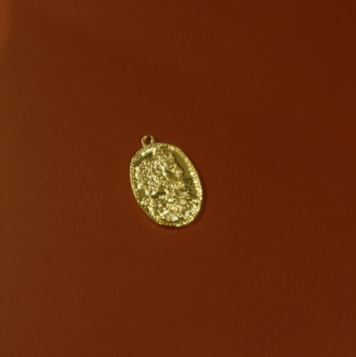 Oval Madalyon Charm - 1