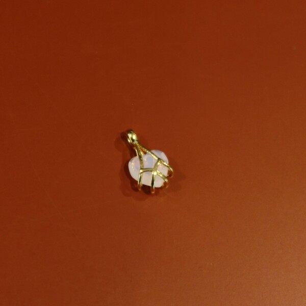 Pembe Taşlı Diamond Figürlü Charm - 1