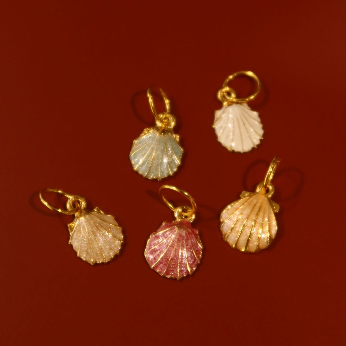 Renkli Deniz Kabuğu Charm - 1