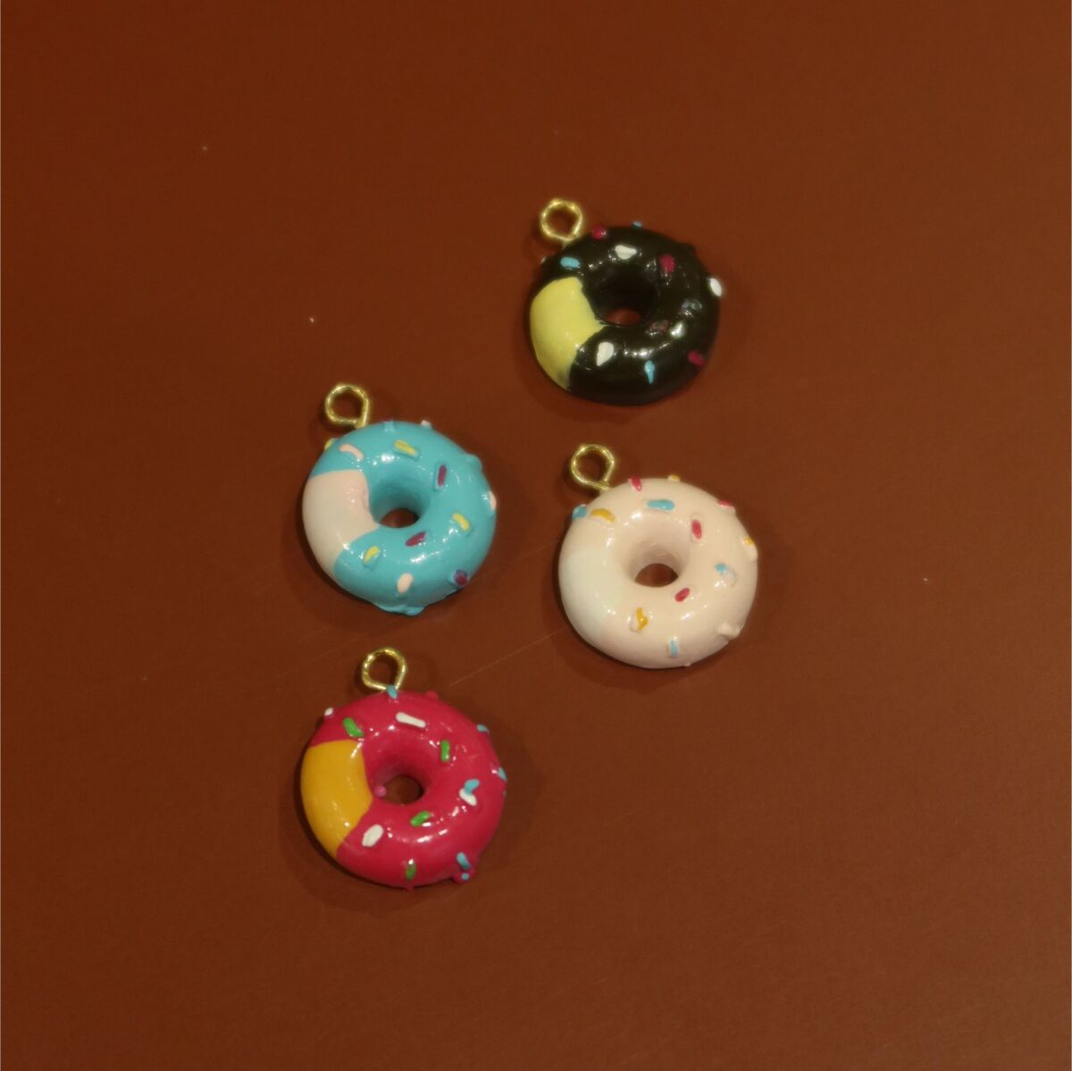 Renkli Donut Figürlü Charm - 1