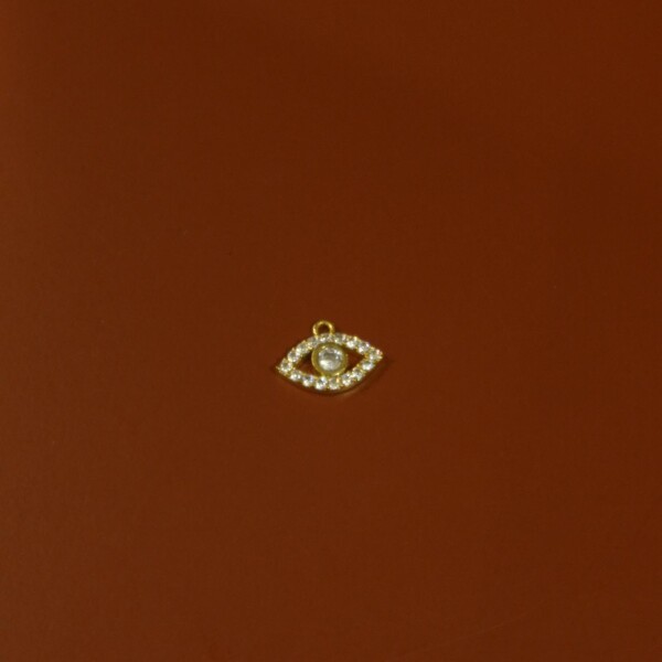 Renkli Taşlı Göz Figürlü Charm - 2