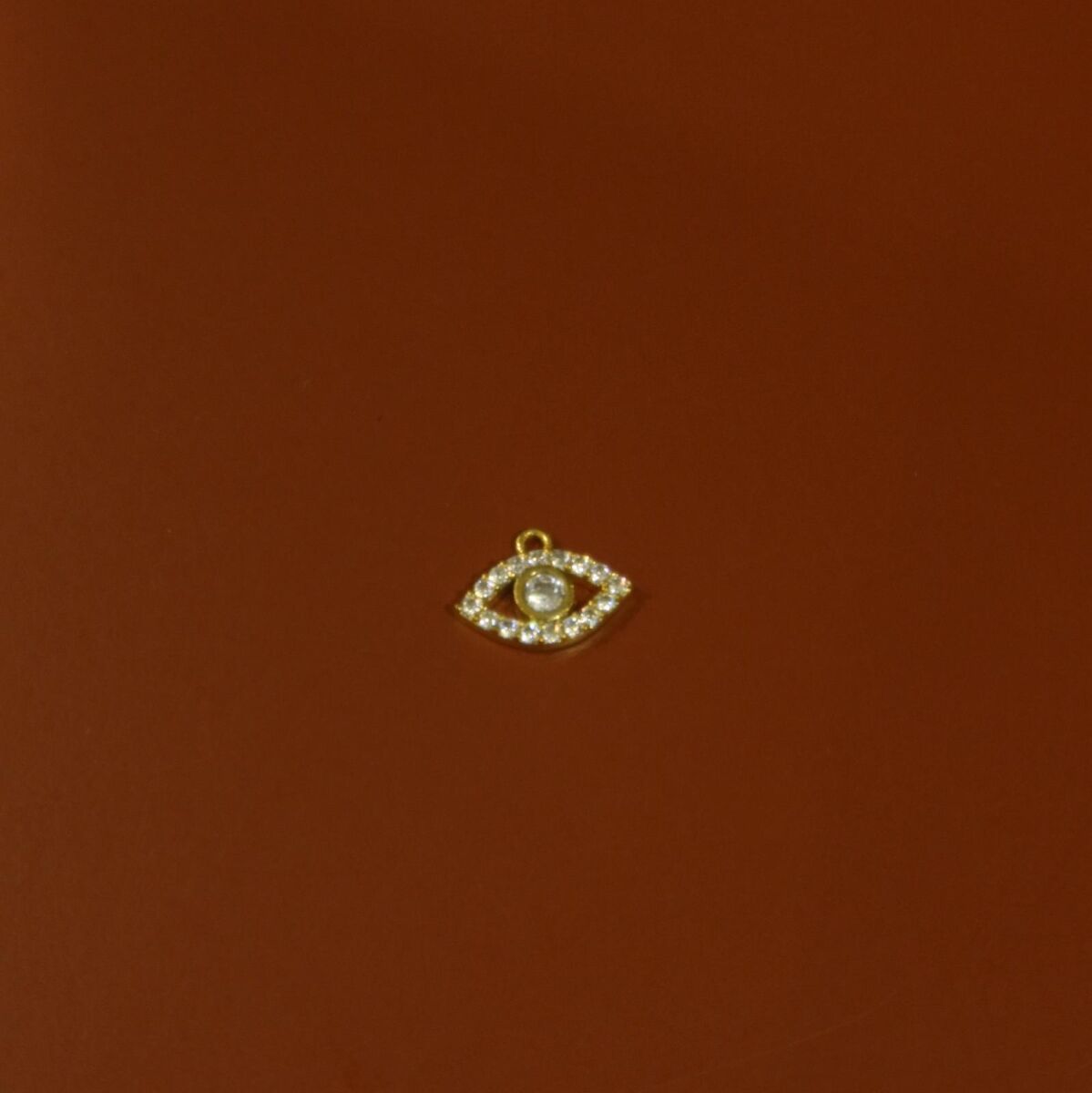 Renkli Taşlı Göz Figürlü Charm - 2