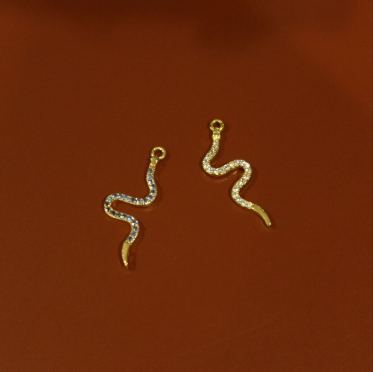 Renkli Yılan Figürlü Charm - 1