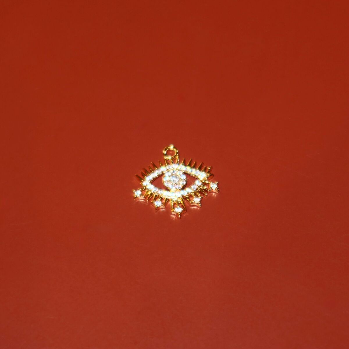 Tamamı Taşlı Göz Figürlü Charm - 1