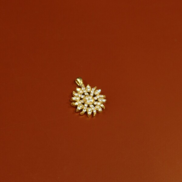 Taşlı Çiçek Figürlü Charm - 1