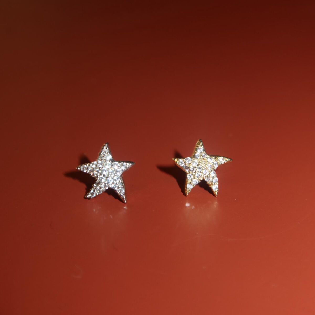 Taşlı Deniz Yıldızı Figürlü Piercing - 1