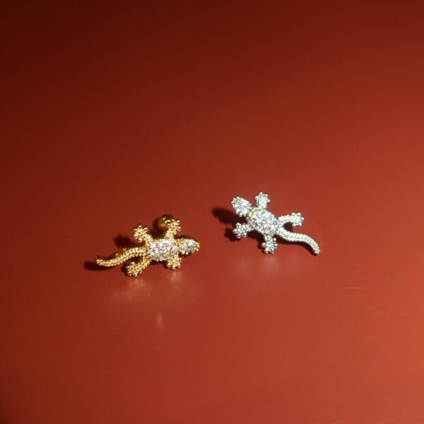 Taşlı Kertenkele Piercing - 1