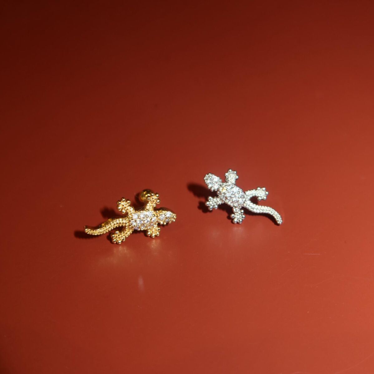 Taşlı Kertenkele Piercing - 1