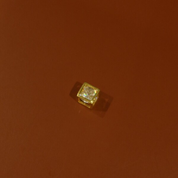 Taşlı Küp Figürlü Charm - 5