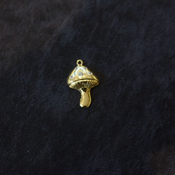 Taşlı Mantar Figürlü Charm - Fi Season